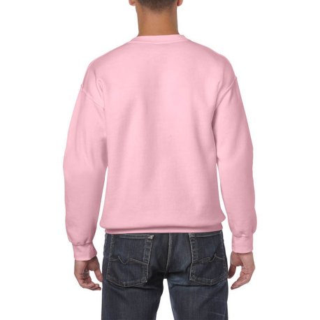 Unisex mikina (GILDAN ADULT CREWNECK SWEATSHIRT) > ružová (light) > S