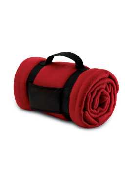 Fleecová deka > červená (150X120 CM)