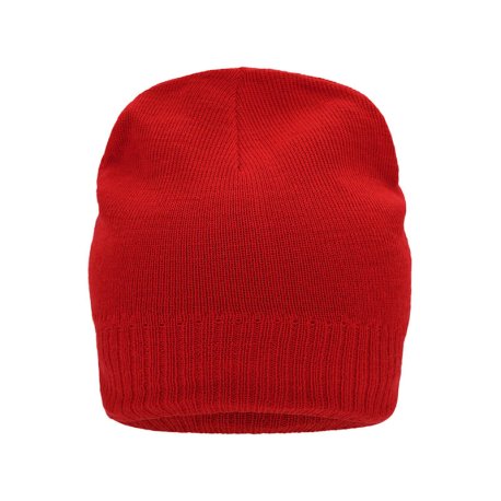 Zimná čiapka (DAIBER Knitted Beanie with fleece inset) > červená