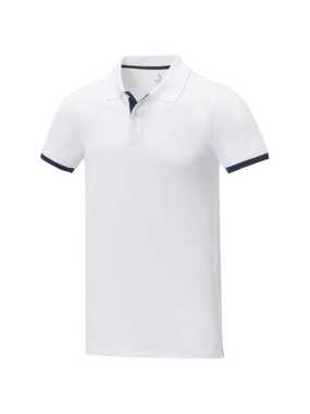 Pánské dvoubarevná polokošile s krátkým rukávem Morgan>biela>2XL
