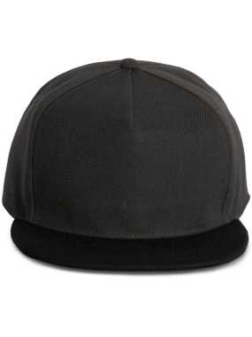 5 panelová šiltovka (K-UP SNAPBACK CAP - 5 PANELS) > šedá (dark) / čierna