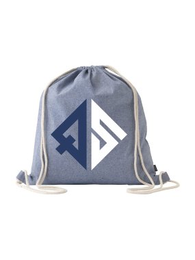 Recycled Cotton Promobag backpack>modrá