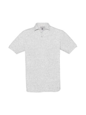 Unisex polokošeľa (B&C SAFRAN) > šedá (ash) > S