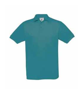 Unisex polokošeľa (B&C SAFRAN) > modrá(diva) > M