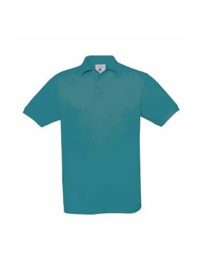 Unisex polokošeľa (B&C SAFRAN) > modrá(diva) > M
