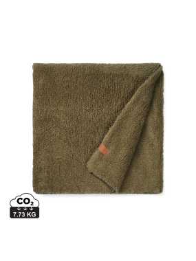 Deka s dvojitým vlasom VINGA Maine z GRS RPET > zelená