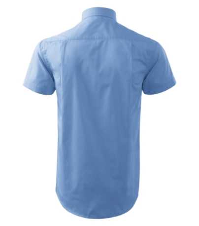 Pánska košeľa (MALFINI Shirt short sleeve) > modrá (nebeská) > XL