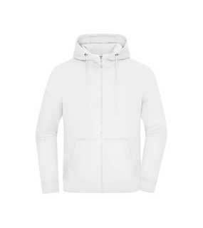 Unisex mikina (JN Oversized Hooded Jacket UNISEX) > biela > L