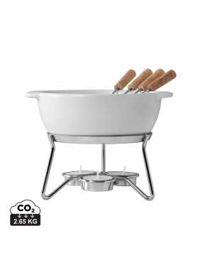 BOSKA súprava na syrové fondue Party – 750 ml > biela
