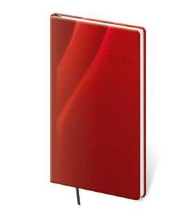 Diár (Vario 2026) - 8 x 15 cm > Red design > týždenný vreckový