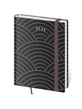 Diár s gumičkou (Vario 2026) - 12 x 16,5 cm > Round > týždenný B6