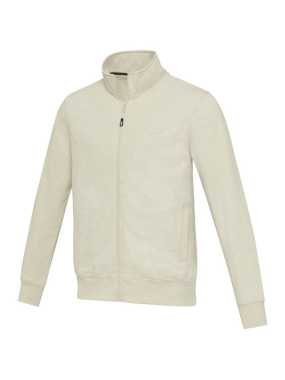 Galena unisex recyklovaný celorozepínací svetr > prírodná (oatmea) > 2XS