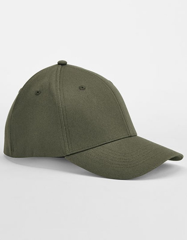 Unisex šiltovka (Beechfield EarthAware Organic Cotton Stretch-Fit Cap)>zelená (olive)>L/XL