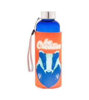 | RPET fľaša > modrá