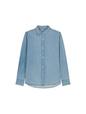 Dámska košeľa (STANLEY\STELLA Stella Denim Shirt) > modrá (light wash) > L