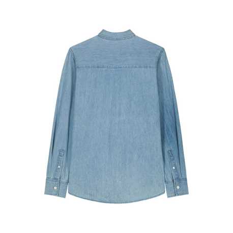 Dámska košeľa (STANLEY\STELLA Stella Denim Shirt) > modrá (light wash) > XS
