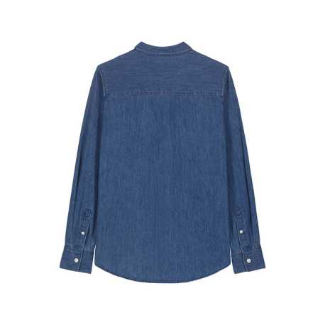 Dámska košeľa (STANLEY\STELLA Stella Denim Shirt) > modrá (mid wash) > XS