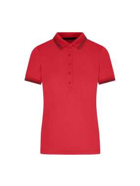 Dámska polokošeľa (JN Ladies' Functional Polo) > červená / čierna > M