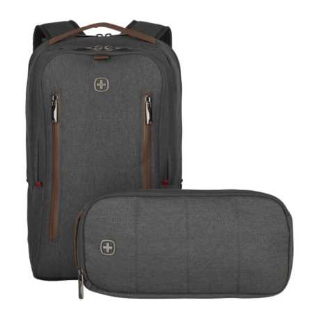 CityUpgrade Laptop ruksak 16" With Cross Body (Wenger) > sivá