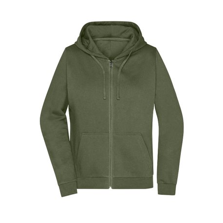 Dámska mikina (DAIBER Promo Zip Hoody Lady) > zelená (olive) > XS