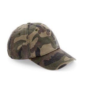 Unisex šiltovka (Beechfield Low Profile Vintage Cap) > maskáčová (vintage jungle)