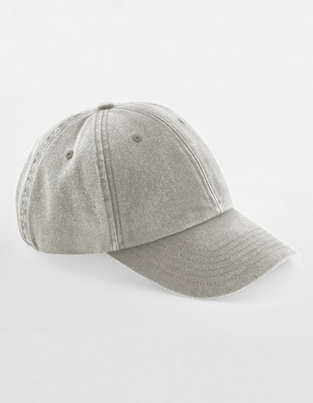Unisex šiltovka (Beechfield Low Profile Vintage Cap) > šedá (vintage)