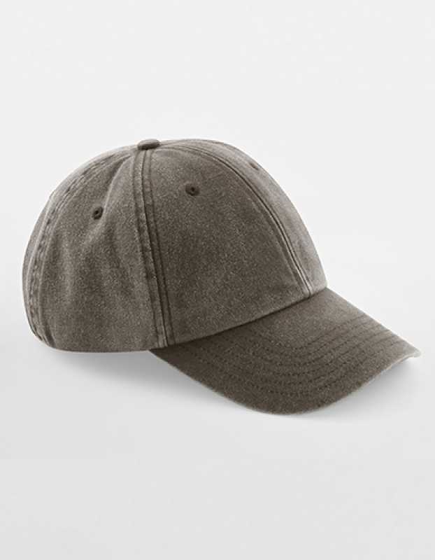 Unisex šiltovka (Beechfield Low Profile Vintage Cap) > hnedá (vintage)