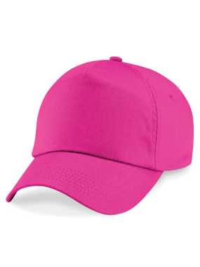 5 panelová detská šiltovka (Beechfield Junior Original 5 Panel Cap) > ružová (fuchsia)