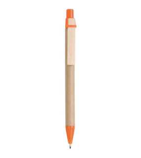 Papierové guľôčkové pero > oranžová