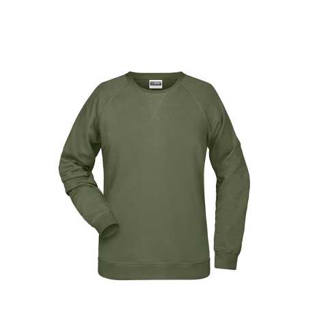 Dámska mikina(DAIBER Ladies Sweat) > zelená (olive) > 3XL
