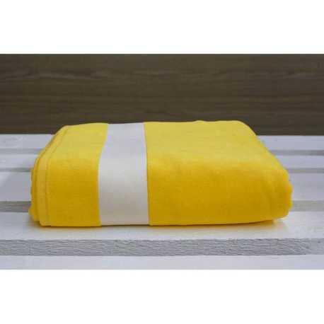 Plážový uterák (OLIMA VELOUR BEACH TOWEL) > žltá (sunflower) > 100X180