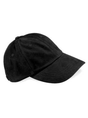Unisex šiltovka (Beechfield Low Profile Heavy Brushed Cotton Cap) > čierna