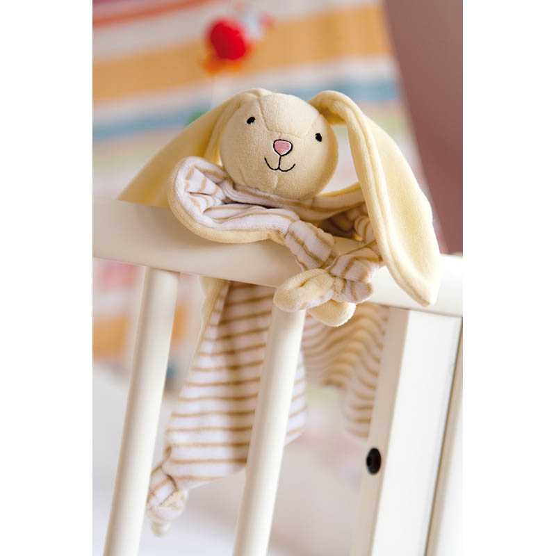 Plyšový zajac > žltá / biela / hnedá