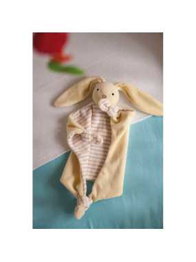 Plyšový zajac > žltá / biela / hnedá