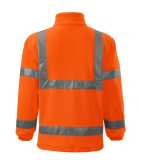 Unisex fleece bunda (RIMECK Fleece Jacket) > oranžová (reflexná) > L