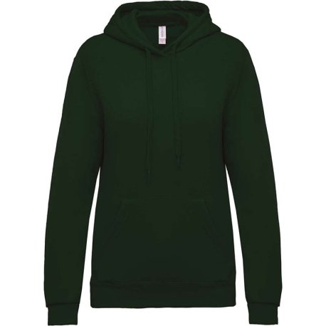 Dámska mikina(KARIBAN LADIES’ HOODIE) > zelená (forest) > 2XL