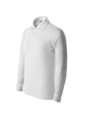 Detská polokošeľa (MALFINI Pique Polo LS) > biela > 6r