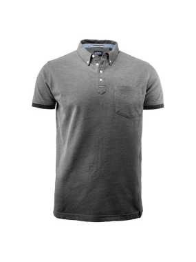 Pánska polokošeľa (James Harvest LARKFORD) > čierna (melange) > L