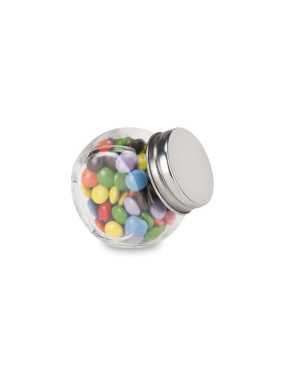 Čokoládky v sklenenej dóze > viacfarebná