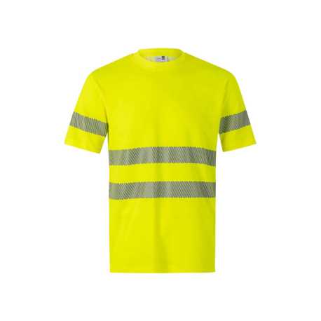 Pánske tričko (VELILLA RS SS COTTON T-SHIRT) > žltá (hi-vis) > 2XL