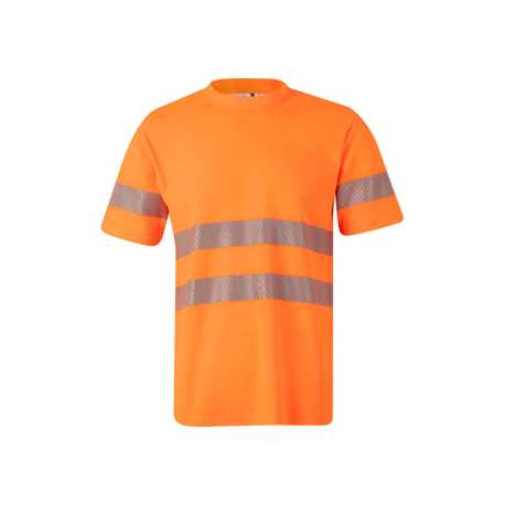 Pánske tričko (VELILLA RS SS COTTON T-SHIRT) > oranžová (hi-vis) > L