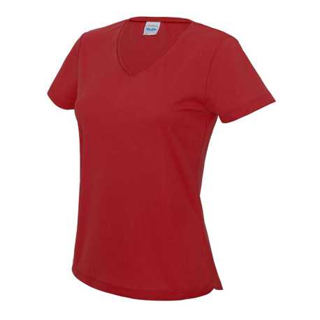 Dámske tričko (Just Cool V NECK WOMEN'S COOL T) > biela (arctic) > S