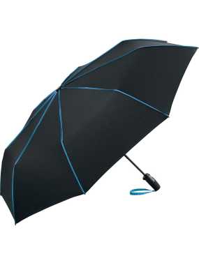 Skladací dáždnik (FARE AOC oversize mini umbrella Seam) > čierna / modrá