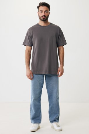 Tričko Iqoniq Kakadu relaxed fit z recykl. bavlny > šedá (anthracit) > L