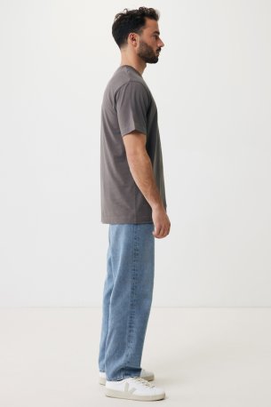 Tričko Iqoniq Kakadu relaxed fit z recykl. bavlny > šedá (anthracit) > L