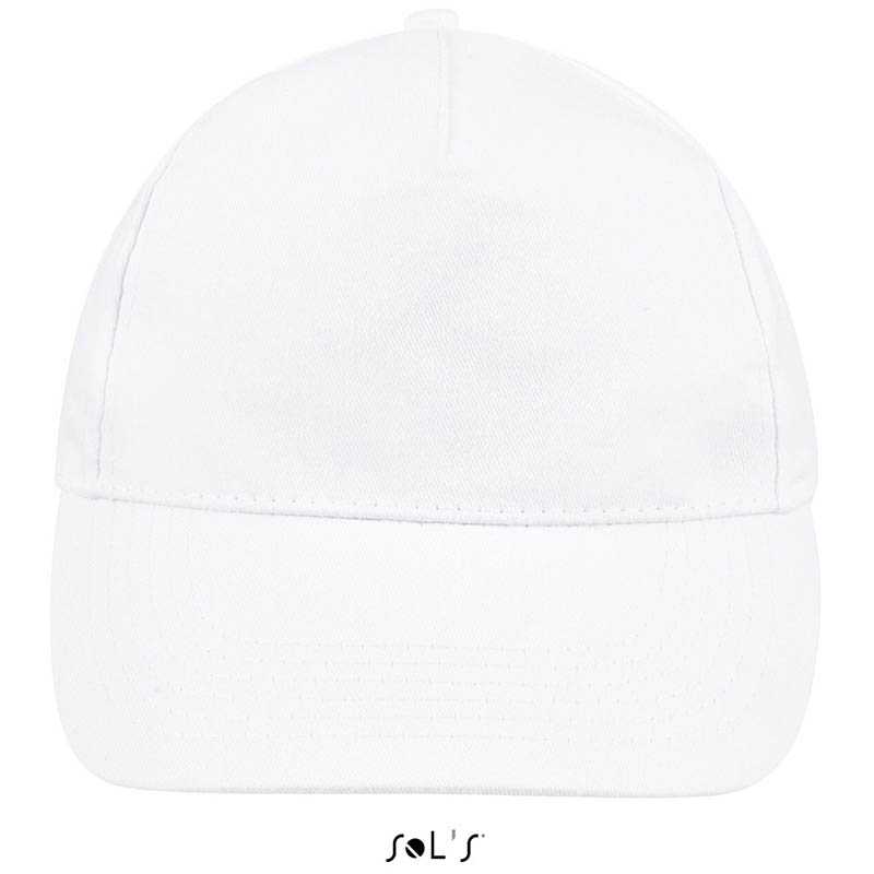 5 panelová šiltovka (SOLS SUNNY FIVE PANELS CAP) > biela