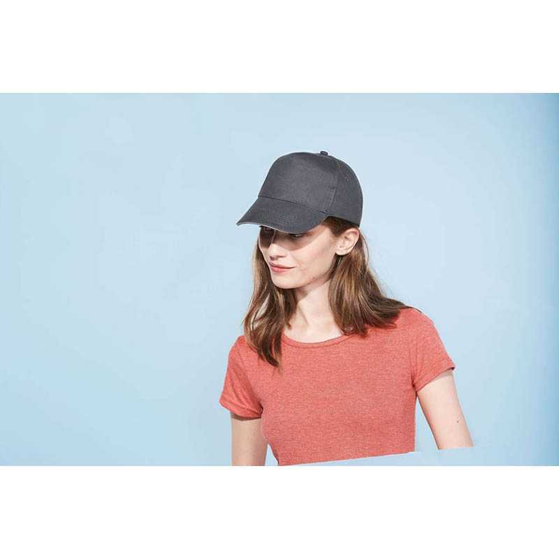 5 panelová šiltovka (SOLS SUNNY FIVE PANELS CAP) > šedá (dark) / šedá (light)