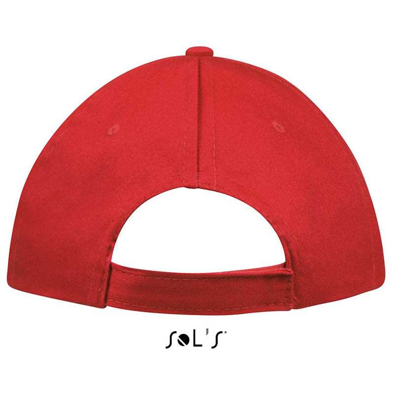 5 panelová šiltovka (SOLS SUNNY FIVE PANELS CAP) > červená