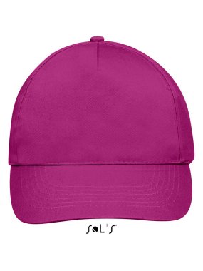 5 panelová šiltovka (SOLS SUNNY FIVE PANELS CAP) > ružová (fuchsia)