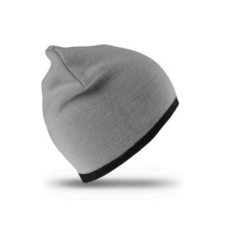 Čiapka (RESULT REVERSIBLE FASHION HAT) > šedá / čierna
